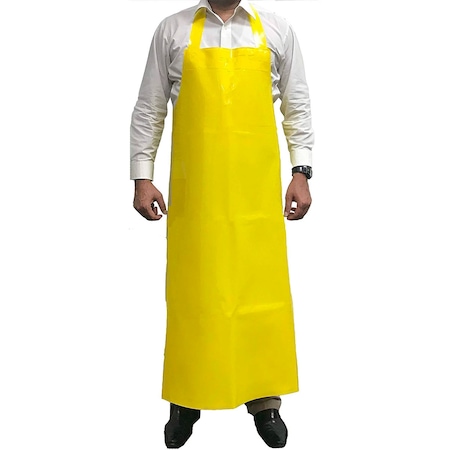 Kleen Handler Waterproof TPU Bib Adjustable Neck Apron, Blue, 11.8 Mil BLKH-HDS-TPU-AP2Y1